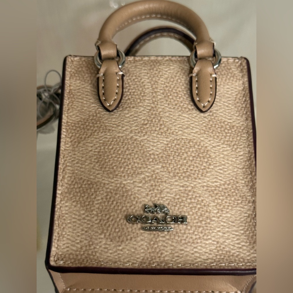 Coach Tan Mini Bag - Picture 3 of 6